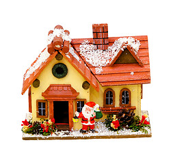 Image showing Christmas house