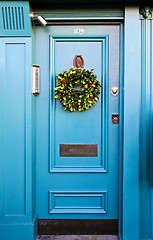 Image showing Blue door