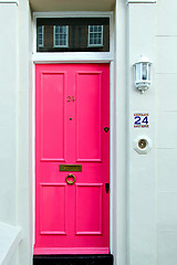 Image showing Pink door