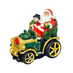 Image showing Christmas car
