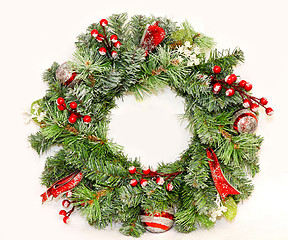 Image showing Christmas wreath