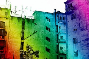Image showing urban rainbow
