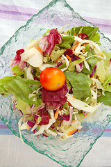 Image showing mixed salad bowl