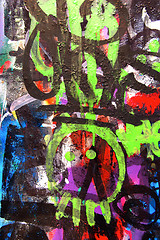 Image showing graffiti street art