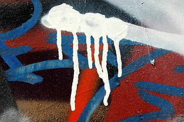 Image showing dripping paint