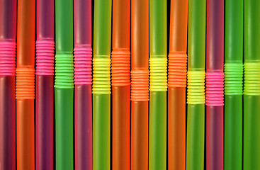 Image showing drinking straws