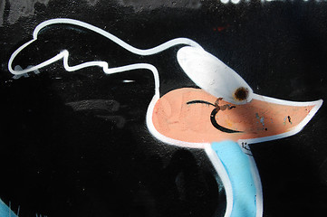 Image showing road runner graffiti