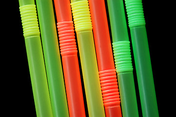 Image showing straws background