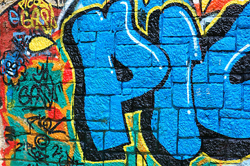 Image showing colorful graffiti