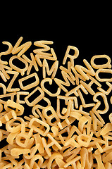 Image showing alphabet pasta