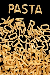 Image showing alphabet soup pasta