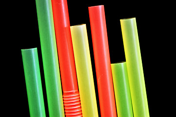 Image showing drinking straws