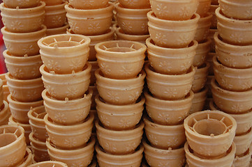 Image showing ice cream cones