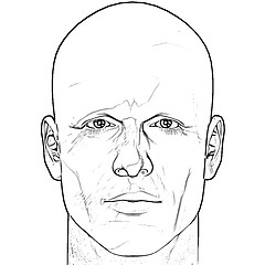 Image showing male figure portrait