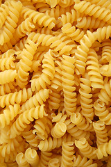 Image showing twirls pasta background