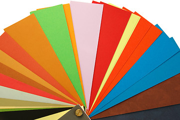 Image showing paper color samples
