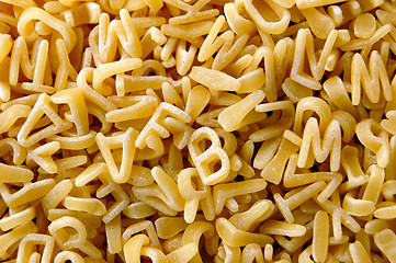 Image showing soup pasta pattern