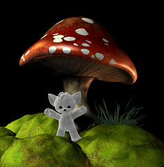 Image showing mushroom teddy