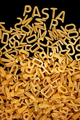 Image showing abc pasta background