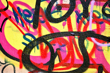 Image showing abstract graffiti background