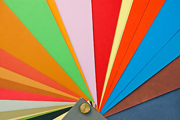 Image showing Paper color sampler