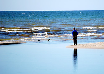 Image showing Old man and the sea