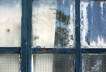 Image showing weathered window detail