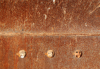 Image showing rusty bolts