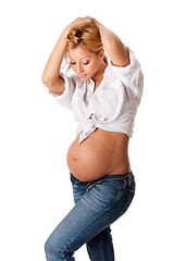 Image showing Beautiful fashion Pregnancy