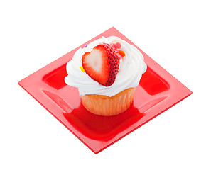 Image showing Strawberry Cupcake