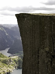 Image showing Preikestolen fjord