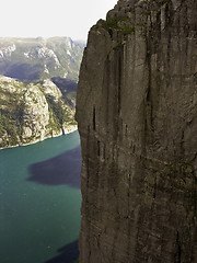 Image showing Preikestolen fjord