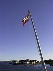 Image showing Norway flagpole