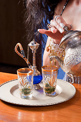 Image showing Arabic tea