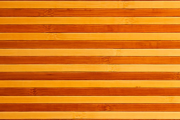 Image showing Many decorative wooden slats