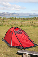 Image showing Camping