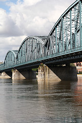 Image showing Vistula bridge, Poland