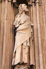 Image showing Saint statue