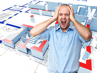 Image showing stress at work