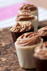 Image showing Chocolate pralines