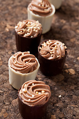 Image showing Chocolate pralines