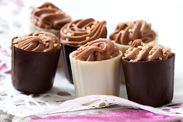 Image showing Chocolate pralines