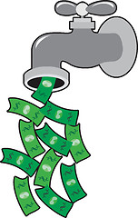 Image showing Money Faucet