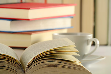 Image showing Books on the table