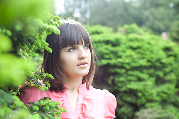 Image showing young girl in the park