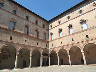 Image showing Castello Sforzesco, Milan