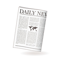 Image showing Newspaper daily