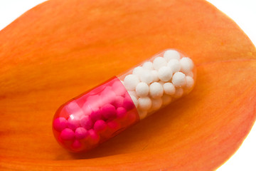 Image showing macro a pill photo