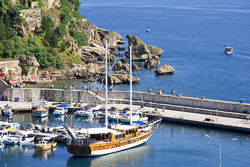 Image showing Turkey. Antalya town.Harbor