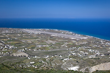 Image showing Santorini airport